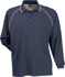 Picture of Stencil Mens Cool Dry Long Sleeve Polo (1040 Stencil)