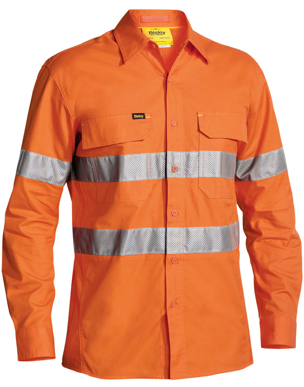 Picture of Bisley Workwear X Airflow™ Taped Hi Vis Ripstop Shirt (BS6416T)