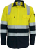 Picture of DNC Workwear Hi Vis Lightweight Biomotion Shirt - X Back & CSR Reflective Tape (3547)