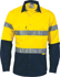 Picture of DNC Workwear Hi Vis Taped Drill Long Sleeve Shirts - 3M8906 Reflective Tape (3736)