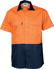 Picture of DNC Workwear Hi Vis Cool Breeze Cotton Short Sleeve Shirt (3839)