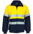 Picture of DNC Workwear Hi Vis Taped Bluey Bomber Jacket - CSR Reflective Tape (3859)