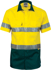 Picture of DNC Workwear Hi Vis Cool Breeze Cotton Short Sleeve Shirt - 3M 8906 Reflective Tape (3887)