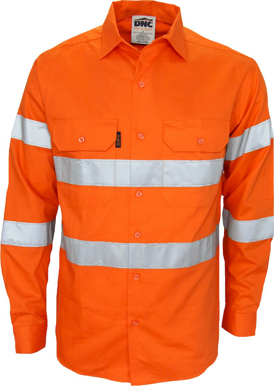 Picture of DNC Workwear Hi Vis Biomotion Taped Shirt (3977)