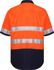 Picture of Ritemate Workwear Taped 2 Tone Vented Lightweight Open Front Short Sleeve Shirt (RM107V2RS)