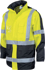 Picture of DNC Workwear Hi Vis 2 Tone Day/Night Taped “2 In 1” Contrast Rain Jacket - Cross Back Reflective Tape (3993)