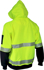 Picture of DNC Workwear Hi Vis Segmented Tape Full Zip Hoodie (3530)