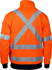 Picture of DNC Workwear Hi Vis 1/2 Zip X Back Fleece Jumper (3933)