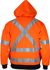 Picture of DNC Workwear Hi Vis Full Zip X Back Fleece Hoodie (3935)