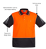 Picture of Syzmik Mens Hi Vis Zone Short Sleeve Polo (ZH236)