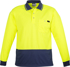 Picture of Syzmik Mens Hi Vis Comfort Back Long Sleeve Polo (ZH410)