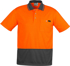 Picture of Syzmik Mens Hi Vis Comfort Back Short Sleeve Polo (ZH415)