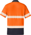 Picture of Syzmik Unisex Hi Vis Segmented Tape Short Sleeve Polo (ZH535)