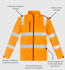 Picture of Syzmik Unisex Hi Vis VIC Rail 2 In 1 Softshell Jacket (ZJ780)