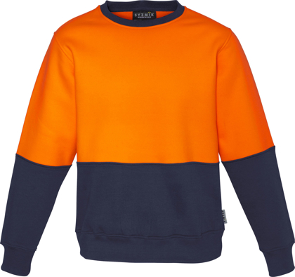 Picture of Syzmik Unisex Hi Vis Crew Sweatshirt (ZT475)