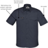 Picture of Syzmik Mens Rugged Cooling Short Sleeve Shirt (ZW405)