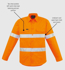 Picture of Syzmik Mens Hi Vis Hoop Taped Long Sleeve Shirt (ZW640)