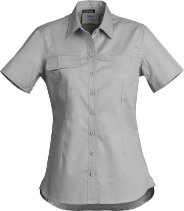 Picture of Syzmik Womens Lightweight Tradie Short Sleeve Shirt (ZWL120)