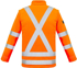 Picture of Syzmik Unisex Hi Vis X Back 2 In 1 Softshell Jacket (ZJ680)