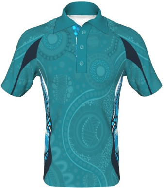 Picture of UA Custom Ways of the Water Indigenous Panel Polo (AP005)