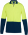 Picture of JB's Wear Hi Vis Long Sleeve Non Button Polo (6HNBL)