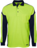 Picture of JB's Wear Hi Vis Long Sleeve Arm Panel Polo (6AP4L)