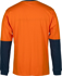 Picture of JB's Wear Hi Vis Long Sleeve Crew Neck Cotton T-shirt (6HVTN)