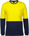 Picture of JB's Wear Hi Vis Long Sleeve Crew Neck Cotton T-shirt (6HVTN)