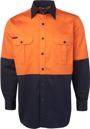 Picture of JB's Wear Hi Vis Long Sleeve 190G Work Shirt (6HWL)