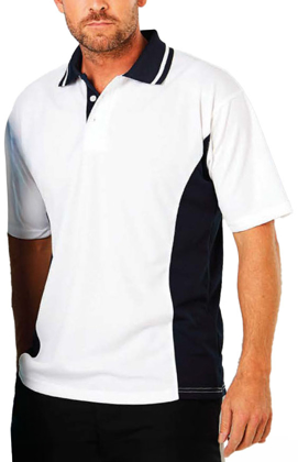 Picture of Stencil Mens Active Short Sleeve Polo (1031 Stencil)