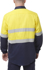 Picture of King Gee Originals Hi Vis Reflective Two Tone Long Sleeve Work Shirt (K54315)