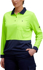 Picture of King Gee Womens Workcool Hyperfreeze Hi Vis Long Sleeve Polo Shirt (K44730)