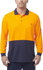 Picture of King Gee Workcool Hyperfreeze Hi Vis Two Tone Long Sleeve Polo Shirt (K54235)