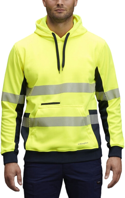 Picture of King Gee Hi Vis Reflective Pullover Hoodie (K55054)