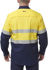 Picture of King Gee Workcool Vented Closed Front Spliced Shirt Taped Long Sleeve (K54914)