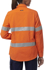 Picture of King Gee Womens Shieldtec Lenzing FR Hi Vis Open Front Taped Shirt (K84003)