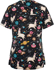 Picture of Cherokee Uniforms Space Snacks Printed Scrub Top (CK671 SPSC)