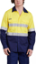 Picture of King Gee Workcool 2 Hi Vis Reflective Two Tone Long Sleeve Work Shirt (K54880)