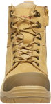 Picture of King Gee Phoenix Zip/Lace Safety Work Boots With Scuff Cap - Wheat (K27880)