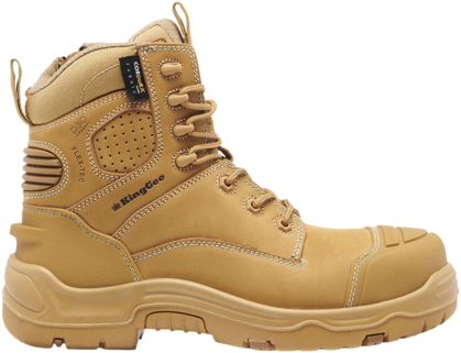 Picture of King Gee Onyx 6Z Puncture-Resistant Work Zip Sided Boot - Wheat (K27999)