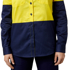 Picture of Hard Yakka Womens Core 2 Tone Hi Vis Vented Long Sleeve Shirt (Y08225)