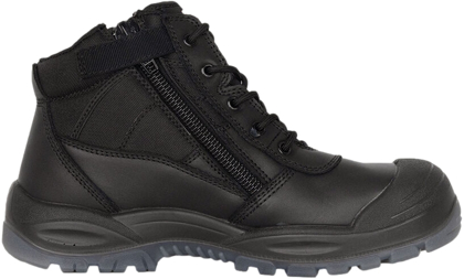 Picture of Hard Yakka Utility Zip Sided Steel Toe Safety Boot - Black (Y60125)