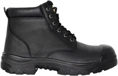 Picture of Hard Yakka Gravel Lace Up Steel Toe Safety Boot - Black (Y60086)