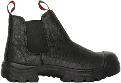 Picture of Hard Yakka Grit Pull On Steel Toe Safety Boot - Black (Y60088)