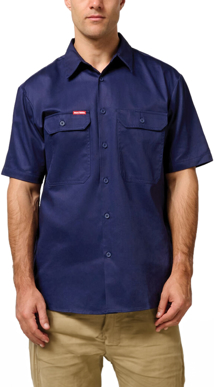 Picture of Hard Yakka Core Short Sleeve Lightweight Vented Cotton Shirt (Y04625)