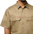 Picture of Hard Yakka Short Sleeve Closed Front Cotton Drill Work Shirt (Y07540)