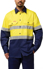 Picture of Hard Yakka Hi Vis 2 Tone Long Sleeve Reflective Cotton Drill Shirt (Y07990)