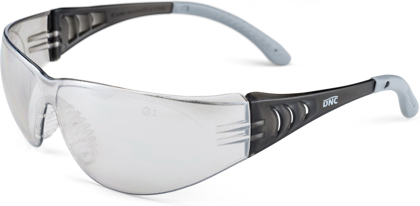 Picture of DNC Workwear Clear Full Silver Mirror Shark Safety Glasses (SP05521)