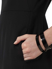 Picture of NNT Uniforms Womens Wool Blend Twill Short Sleeve Dress - Black (CAT69W-BLA)