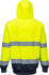 Picture of Prime Mover Workwear Unisex Hi Vis Contrast Hoodie (B316)